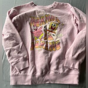 SpongeBob SquarePants Pink Graphic Sweatshirt XL 14/16
